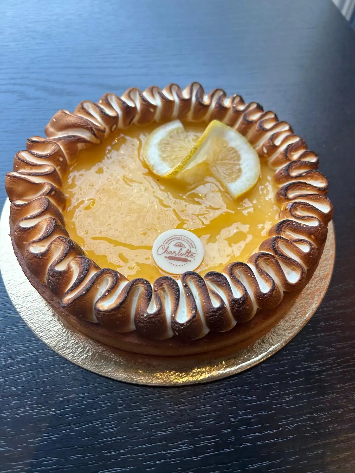Zitrus-Tarte mit Baiser